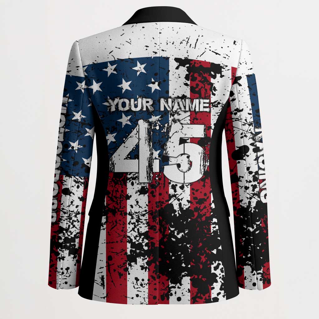 Custom American Flag Motocross Blazer with Eagle Graphic - Wonder Print Shop
