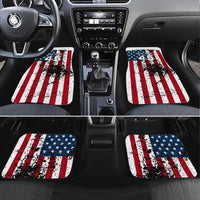 Custom American Flag Motocross Car Mats with Eagle Graphic - Wonder Print Shop