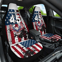 Custom American Flag Motocross Car Seat Cover with Eagle Graphic - Wonder Print Shop