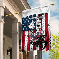 Custom American Flag Motocross Garden Flag with Eagle Graphic - Wonder Print Shop
