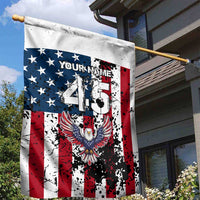 Custom American Flag Motocross Garden Flag with Eagle Graphic - Wonder Print Shop