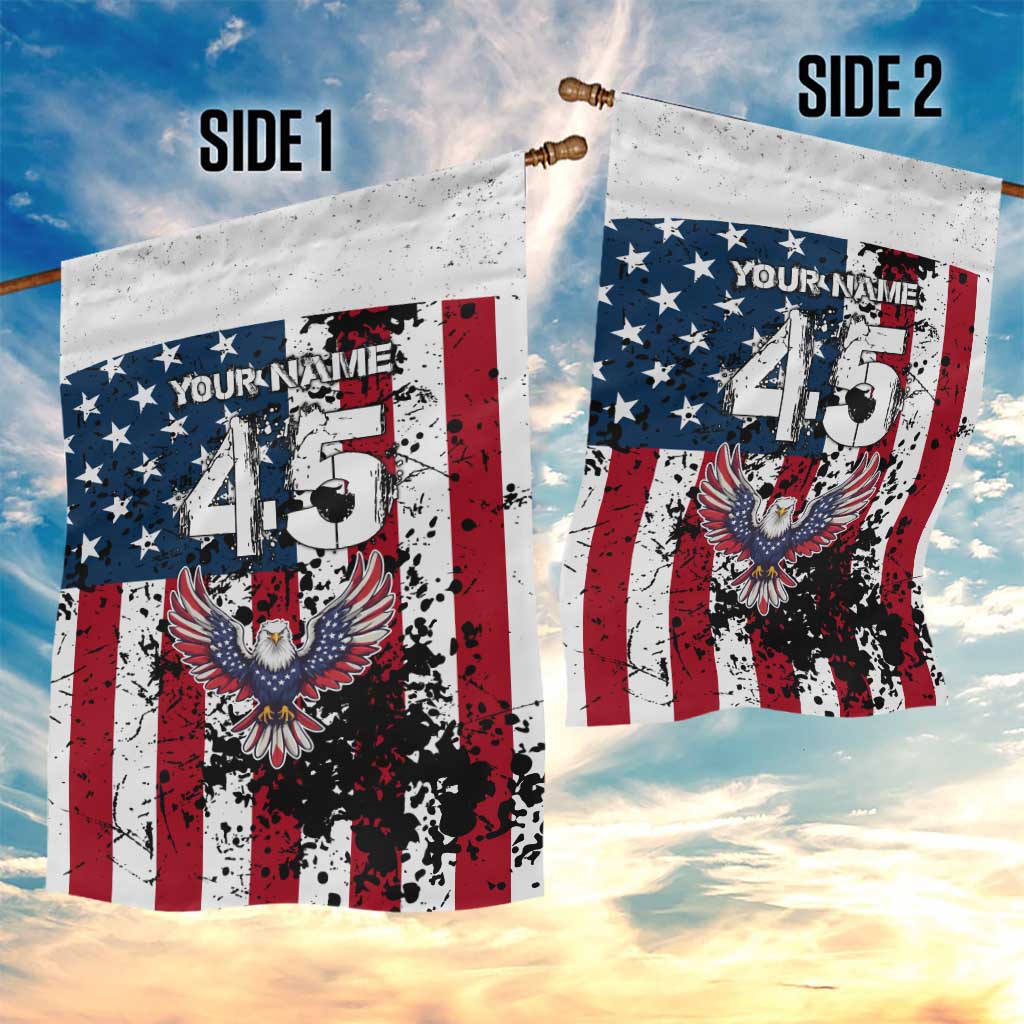 Custom American Flag Motocross Garden Flag with Eagle Graphic - Wonder Print Shop