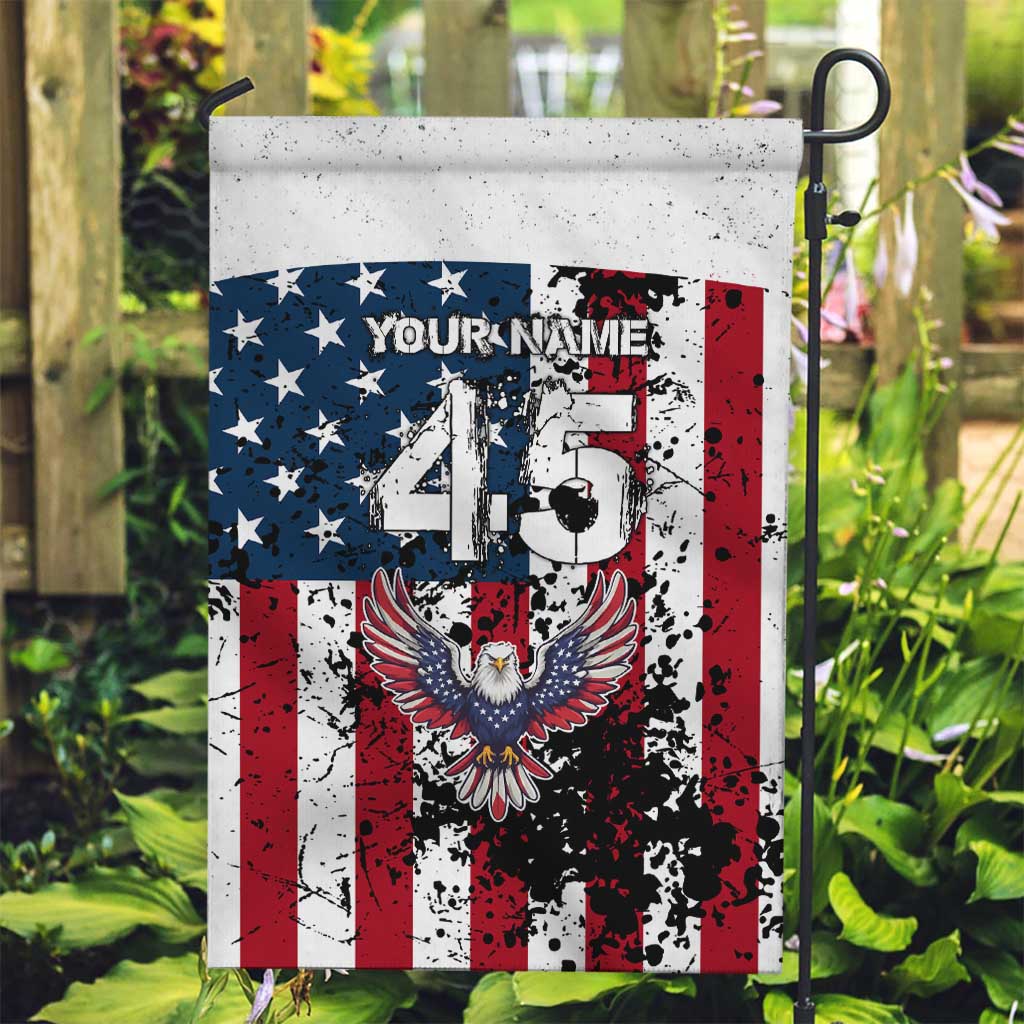 Custom American Flag Motocross Garden Flag with Eagle Graphic - Wonder Print Shop