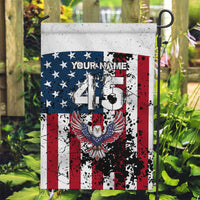 Custom American Flag Motocross Garden Flag with Eagle Graphic - Wonder Print Shop