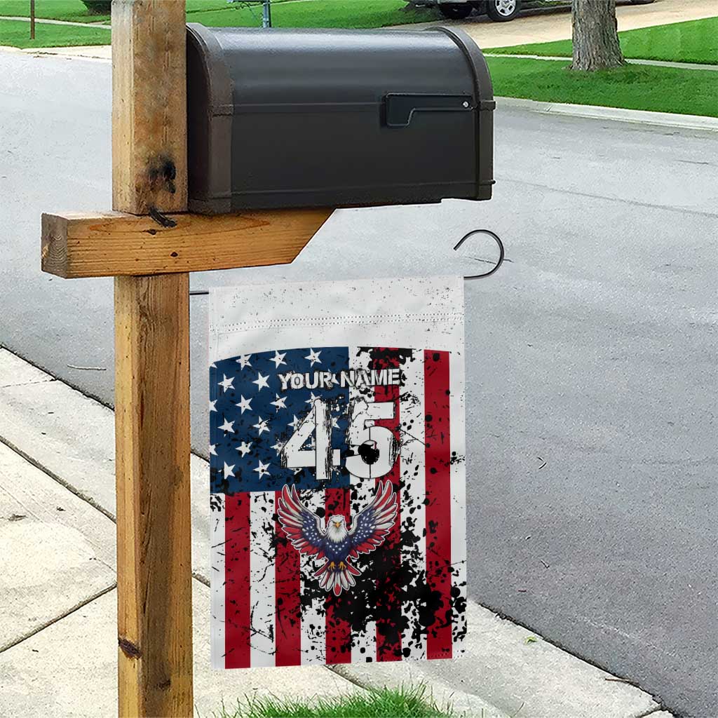 Custom American Flag Motocross Garden Flag with Eagle Graphic - Wonder Print Shop
