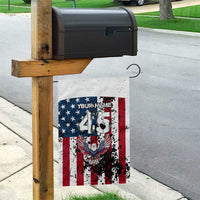 Custom American Flag Motocross Garden Flag with Eagle Graphic - Wonder Print Shop