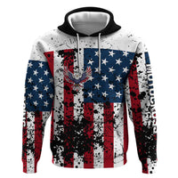 Custom American Flag Motocross Hoodie with Eagle Graphic - Wonder Print Shop