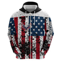 Custom American Flag Motocross Hoodie with Eagle Graphic - Wonder Print Shop