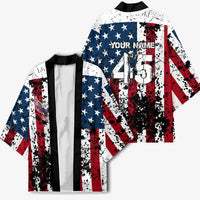 Custom American Flag Motocross Kimono with Eagle Graphic - Wonder Print Shop