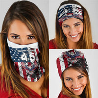 Custom American Flag Motocross Neck Gaiter with Eagle Graphic - Wonder Print Shop