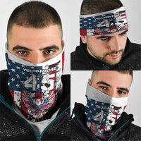 Custom American Flag Motocross Neck Gaiter with Eagle Graphic - Wonder Print Shop