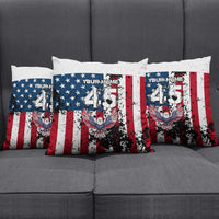 Custom American Flag Motocross Pillow Cover with Eagle Graphic - Wonder Print Shop