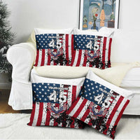 Custom American Flag Motocross Pillow Cover with Eagle Graphic - Wonder Print Shop