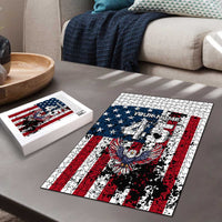 Custom American Flag Motocross Puzzle with Eagle Graphic - Wonder Print Shop