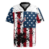 Custom American Flag Motocross Rugby Jersey with Eagle Graphic - Wonder Print Shop