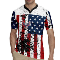 Custom American Flag Motocross Rugby Jersey with Eagle Graphic - Wonder Print Shop