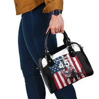 Custom American Flag Motocross Shoulder Handbag with Eagle Graphic - Wonder Print Shop