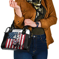 Custom American Flag Motocross Shoulder Handbag with Eagle Graphic - Wonder Print Shop