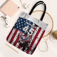 Custom American Flag Motocross Tote Bag with Eagle Graphic - Wonder Print Shop