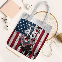 Custom American Flag Motocross Tote Bag with Eagle Graphic - Wonder Print Shop