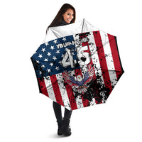 Custom American Flag Motocross Umbrella with Eagle Graphic - Wonder Print Shop