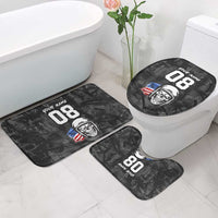Custom American Flag Skull Motocross Bathroom Set - Wonder Print Shop