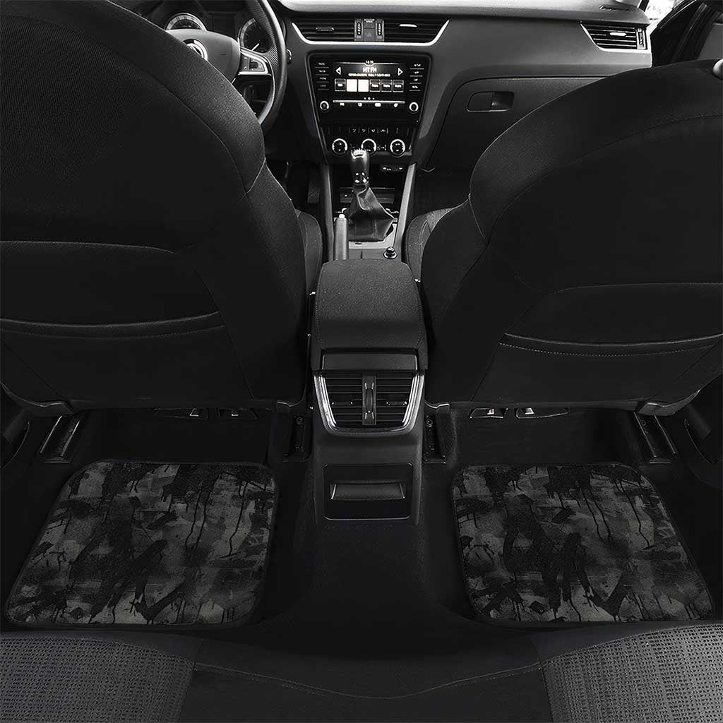 Custom American Flag Skull Motocross Car Mats - Wonder Print Shop