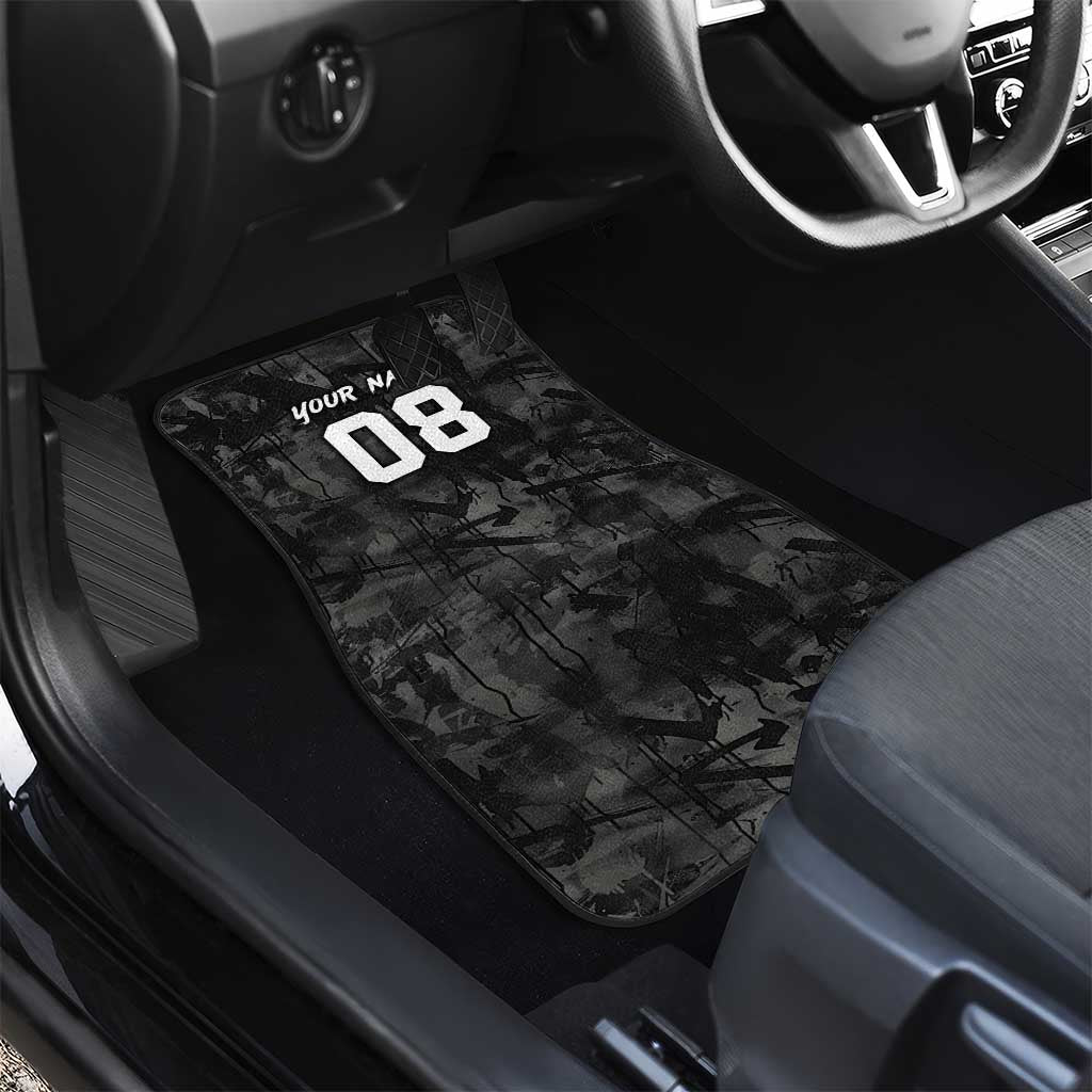 Custom American Flag Skull Motocross Car Mats - Wonder Print Shop