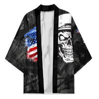 Custom American Flag Skull Motocross Kimono - Wonder Print Shop