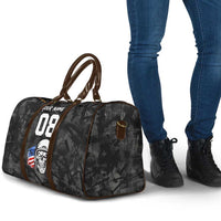 Custom American Flag Skull Motocross Travel Bag - Wonder Print Shop