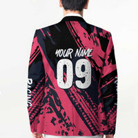 Custom Extreme Motocross Pink Blazer with Bold Tire Track Graphics - Wonder Print Shop