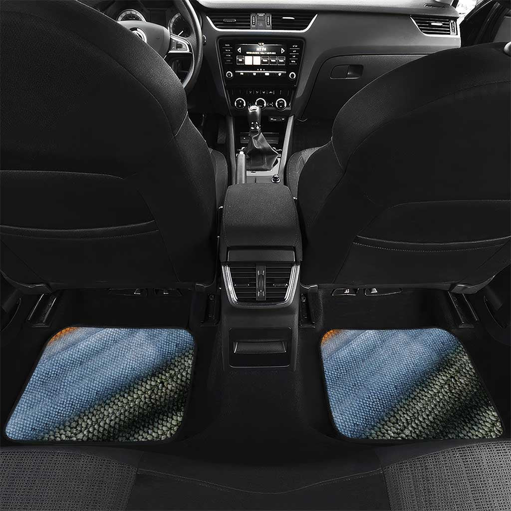 Texas Flag Car Mats with Ripped Effect and Fish Scale Pattern - Wonder Print Shop