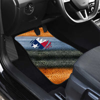 Texas Flag Car Mats with Ripped Effect and Fish Scale Pattern - Wonder Print Shop