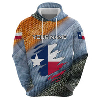 Custom Texas Flag Hoodie with Ripped Effect and Fish Scale Pattern - Wonder Print Shop