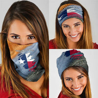 Custom Texas Flag Neck Gaiter with Ripped Effect and Fish Scale Pattern - Wonder Print Shop