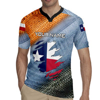 Custom Texas Flag Rugby Jersey with Ripped Effect and Fish Scale Pattern - Wonder Print Shop