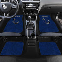 Custom Fishing Hook Car Mats with Colorado Flag Theme and Blue White Graphic Pattern - Wonder Print Shop