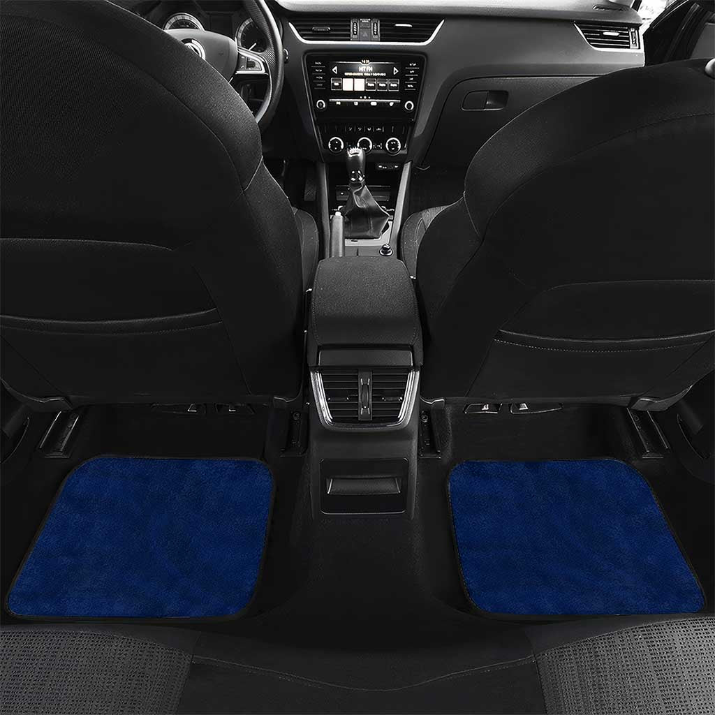Custom Fishing Hook Car Mats with Colorado Flag Theme and Blue White Graphic Pattern - Wonder Print Shop