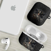 Vikings Odin AirPods Case with Viking Runes and Ravens Norse Mythology - Wonder Print Shop