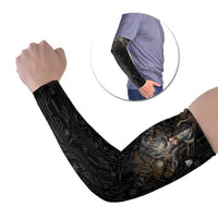 Vikings Odin Arm Sleeves with Viking Runes and Ravens Norse Mythology - Wonder Print Shop