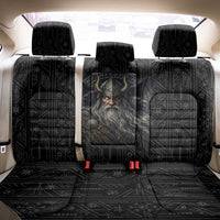 Vikings Odin Back Car Seat Cover with Viking Runes and Ravens Norse Mythology - Wonder Print Shop