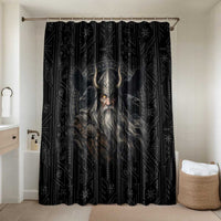 Vikings Odin Bathroom Set with Viking Runes and Ravens Norse Mythology - Wonder Print Shop