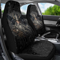 Vikings Odin Car Seat Cover with Viking Runes and Ravens Norse Mythology - Wonder Print Shop