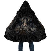 Vikings Odin Cloak with Viking Runes and Ravens Norse Mythology - Wonder Print Shop