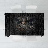 Vikings Odin Tablecloth with Viking Runes and Ravens Norse Mythology - Wonder Print Shop