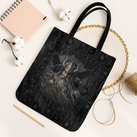Vikings Odin Tote Bag with Viking Runes and Ravens Norse Mythology - Wonder Print Shop