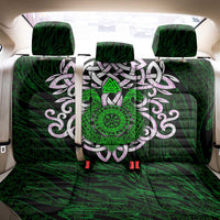 Vegvisir Back Car Seat Cover with Green Dragons and Norse Knots Viking Protection Tribute - Wonder Print Shop