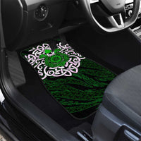 Vegvisir Car Mats with Green Dragons and Norse Knots Viking Protection Tribute - Wonder Print Shop