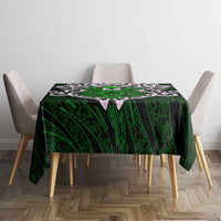 Vegvisir Tablecloth with Green Dragons and Norse Knots Viking Protection Tribute - Wonder Print Shop