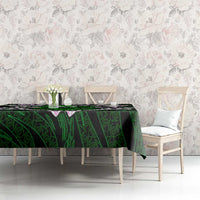 Vegvisir Tablecloth with Green Dragons and Norse Knots Viking Protection Tribute - Wonder Print Shop
